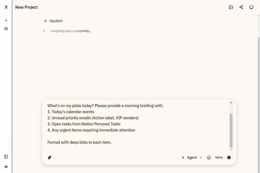 Using !focus macro in chat to invoke knowledge context