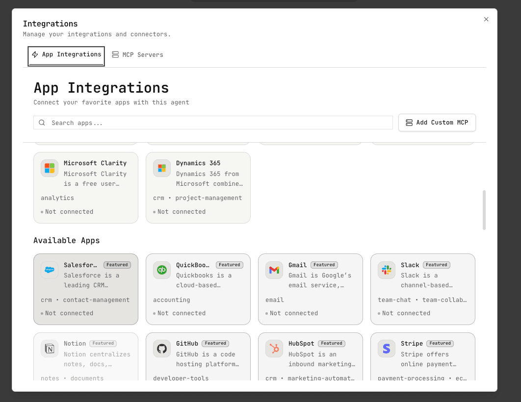 Opulent Ecosystem Connectors - 250+ Integrations