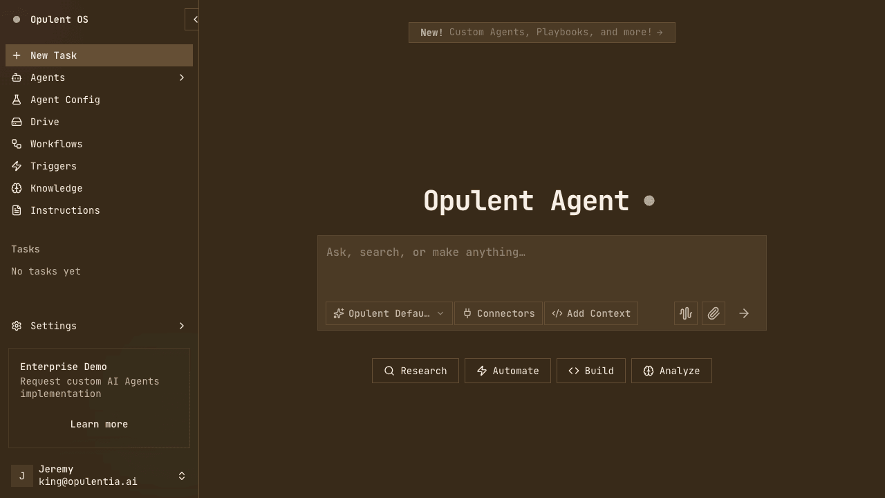 Announcing Opulent 2: Advancing the Frontier of Autonomous Agents - Cover Image