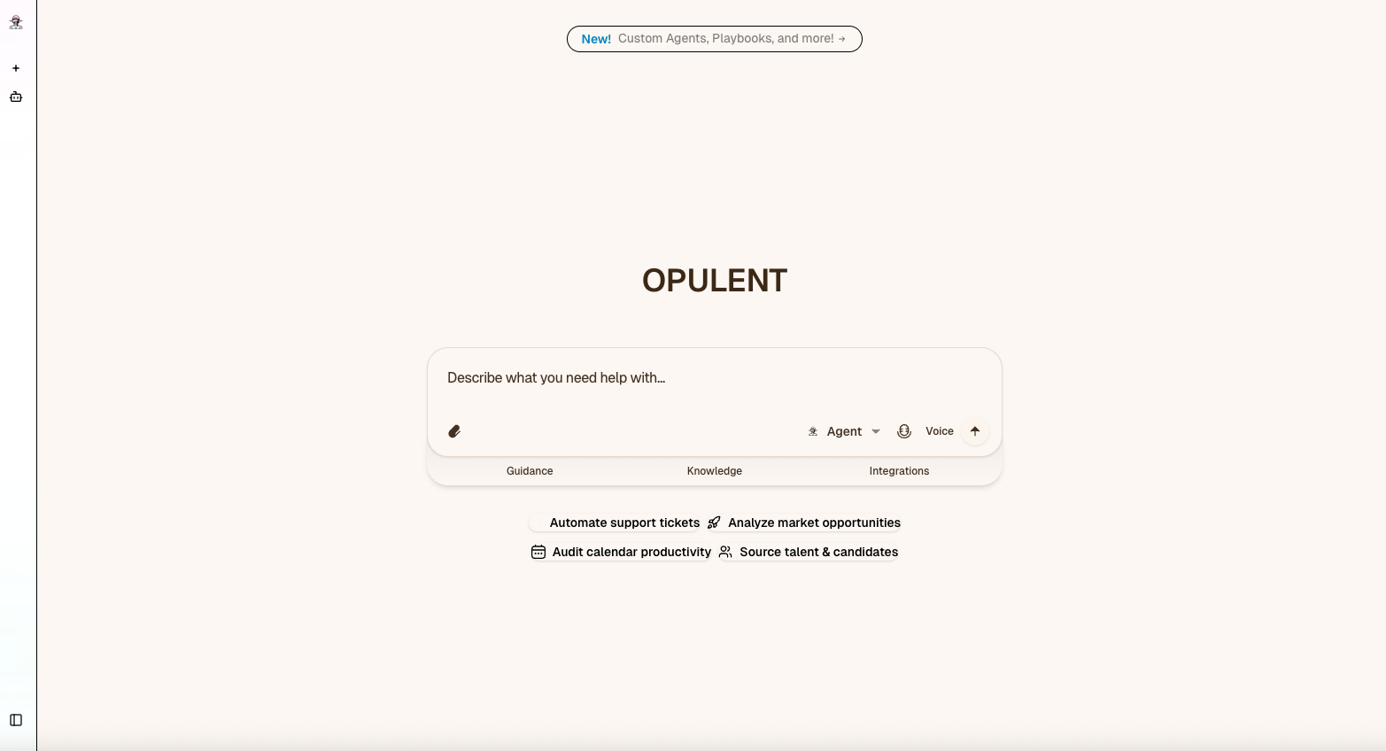 Unified command surface